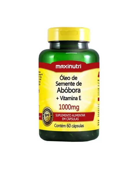 OLEO DE SEMENTE ABOBORA 1000MG C/60CAPS (MAXINUTRI)