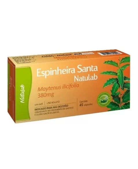 ESPINHEIRA SANTA 380MG C/45CAPS (NATULAB)