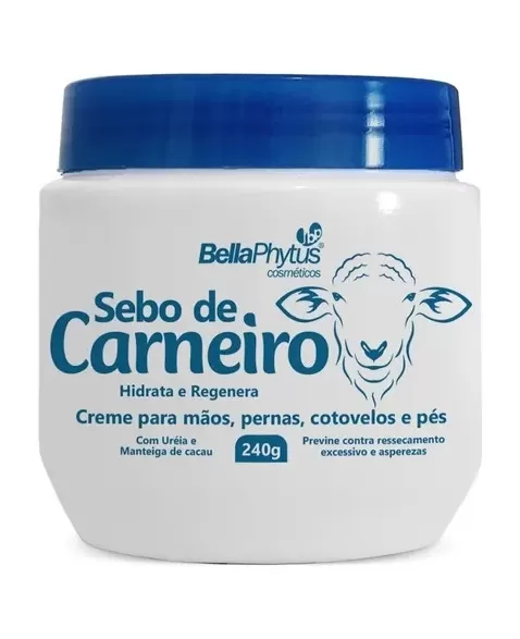 SEBO DE CARNEIRO CREME 240G (BELLAPHYTUS)