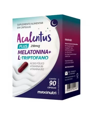 ACALENTUS 0,210MG C/90CAPS MELATONINA L-TRIPTOFANO (MAXINUTRI)