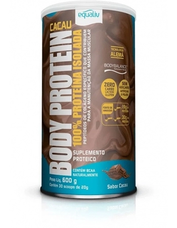 BODY PROTEIN CACAU 600G (EQUALIV)