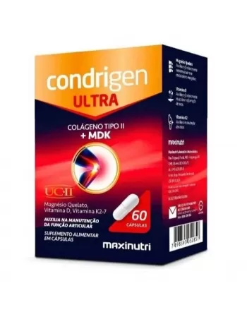 COLAGENO TIPO II MDK CONDRIGEN ULTRA 40MG C/60CAPS (MAXINUTRI)