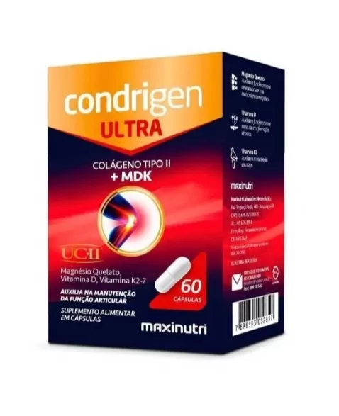 COLAGENO TIPO II MDK CONDRIGEN ULTRA 40MG C/60CAPS (MAXINUTRI)