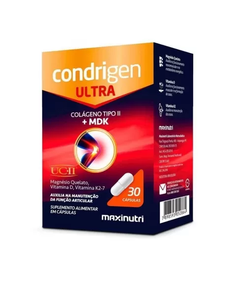 COLAGENO TIPO II MDK CONDRIGEN ULTRA 40MG C/30CAPS (MAXINUTRI)