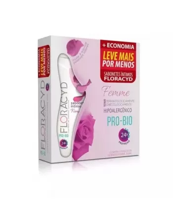 KIT SABONETE LIQUIDO INTIMO FLORACYD FEMME 200ML C/2 UND (HEALTHY DO BRASIL)