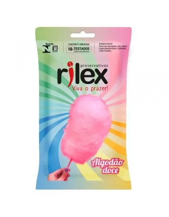 PRESERVATIVO RILEX ALGODAO DOCE C/3 UND (INOVATEX)