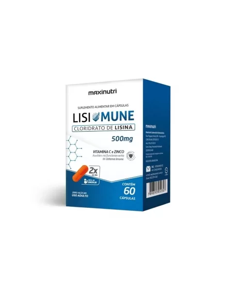 LISIMUNE 500MG C/60CAPS LISINA (MAXINUTRI)