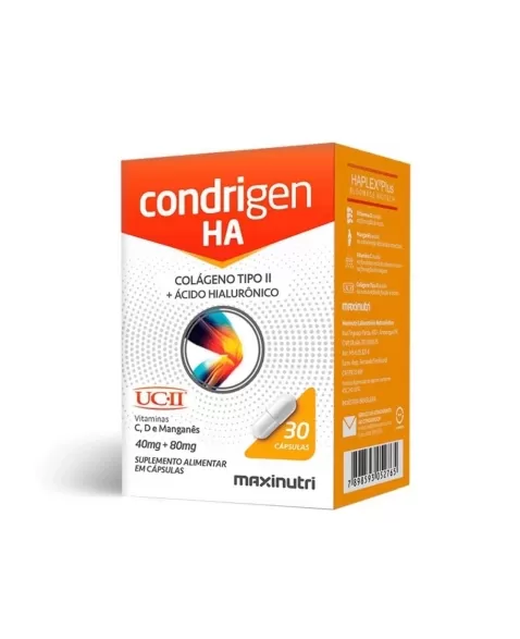 COLAGENO TIPO II CONDRIGEN HA 40MG C/30CAPS (MAXINUTRI)