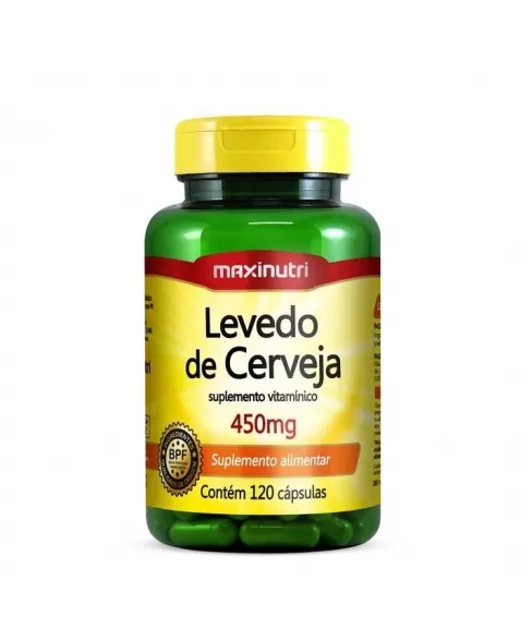 LEVEDO DE CERVEJA 450MG C/120CAPS (MAXINUTRI)