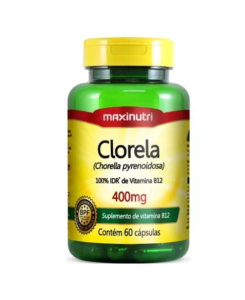 CLORELA 400MG C/60CAPS (MAXINUTRI)