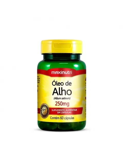 OLEO DE ALHO 250MG C/60CAPS (MAXINUTRI)