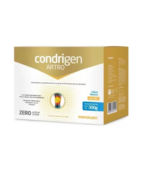 COLAGENO TIPO II CONDRIGEN ARTRO C/30 SEM NATURAL 10G (MAXINUTRI)