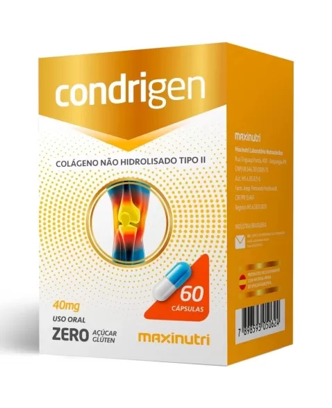 COLAGENO TIPO II CONDRIGEN 40MG C/60CAPS (MAXINUTRI)