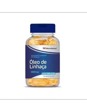 OLEO DE LINHACA 1000MG C/120CAPS (MERCOFARMA)