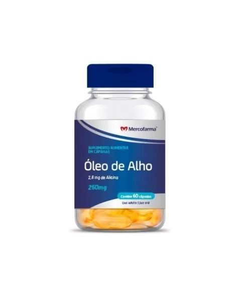 OLEO DE ALHO 250MG C/60CAPS (MERCOFARMA)