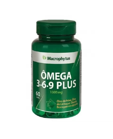 OMEGA 3-6-9 PLUS 1000MG C/60CAPS (MACROPHYTUS)