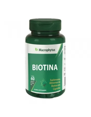 BIOTINA C/60CAPS VITAMINA H (MACROPHYTUS)