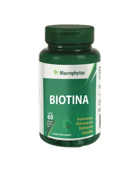 BIOTINA C/60CAPS VITAMINA H (MACROPHYTUS)