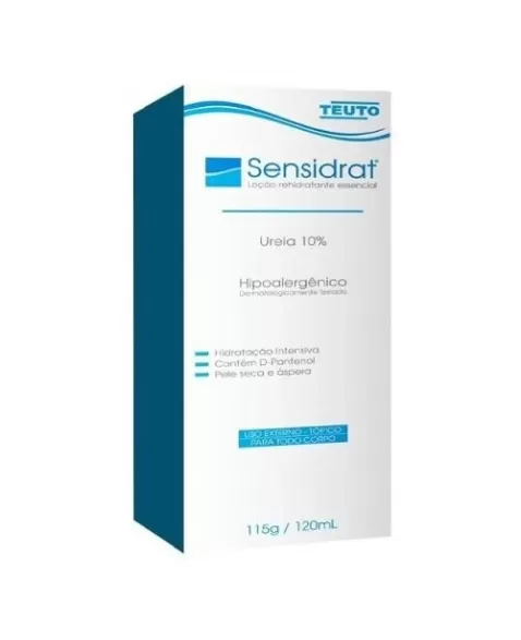 UREIA 10% SENSIDRAT LOCAO 120ML (TEUTO)