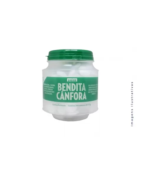 CANFORA REFINADA 0,75G C/200 PASTILHAS (BRAVIR)