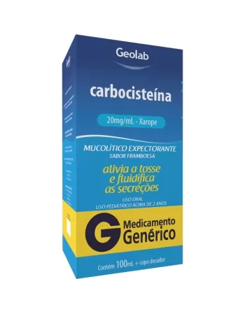 CARBOCISTEINA XAROPE INFANTIL 100ML (GEOLAB)