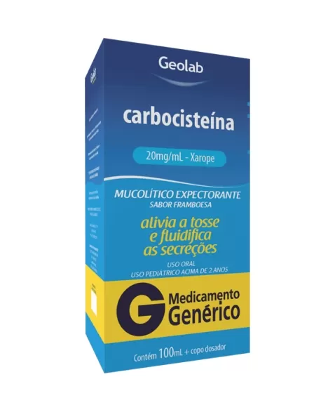 CARBOCISTEINA XAROPE INFANTIL 100ML (GEOLAB)