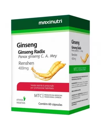 GINSENG RADIX 400MG C/60CAPS PANAX GINSENG (MAXINUTRI)