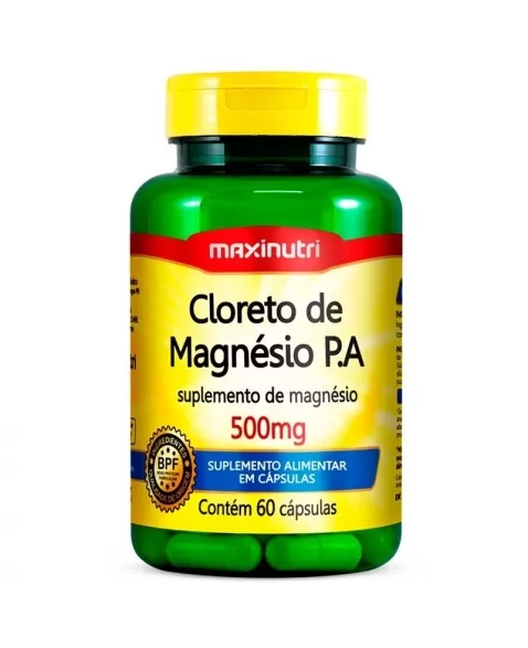 CLORETO DE MAGNESIO PA C/60CAPS (MAXINUTRI)