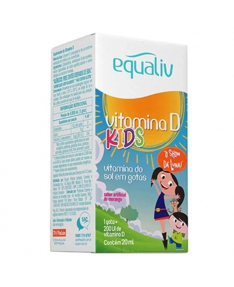 VITAMINA D GOTAS 200UI KIDS 20ML (EQUALIV)