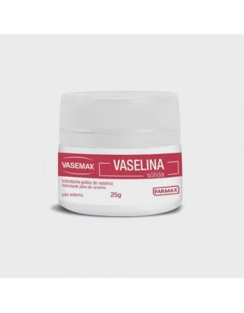 VASELINA POMADA SOLIDA 25G VASEMAX (FARMAX)