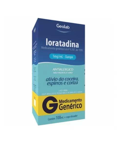 LORATADINA XAROPE 100ML (GEOLAB)