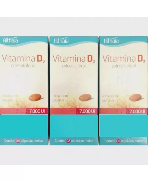 VITAMINA D 7.000UI C/8CAPS (ALTHAIA)