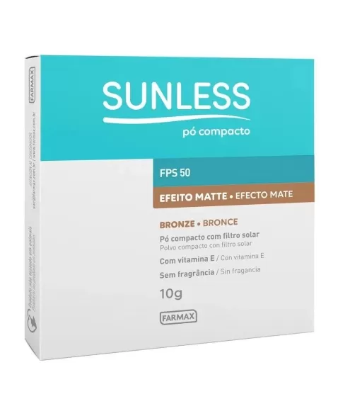 PO COMPACTO SUNLESS FPS50 BRONZE 10G (FARMAX)