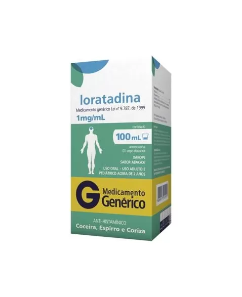 LORATADINA XAROPE 100ML (PHARLAB)