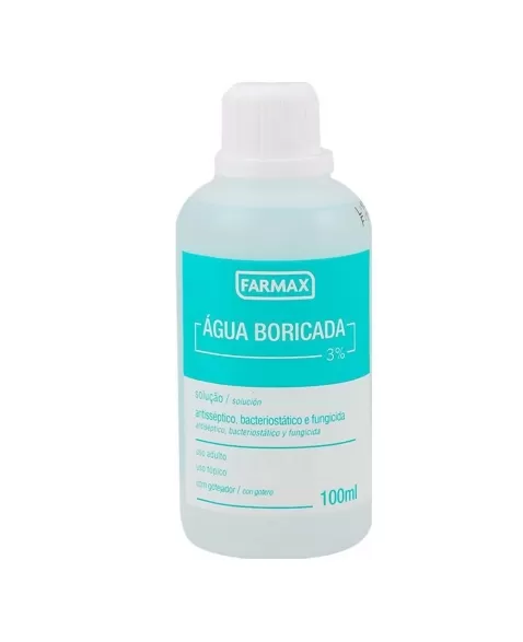 AGUA BORICADA 3% 100ML (FARMAX)