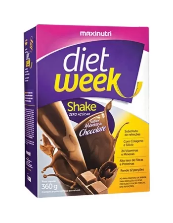 DIET WEEK SHAKE MOUSSE CHOCOL 360G (MAXINUTRI)