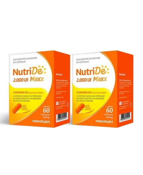 VITAMINA D 1.000UI C/60CAPS NUTRIDE (MAXINUTRI)