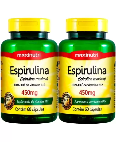 ESPIRULINA 450MG C/60CAPS (MAXINUTRI)