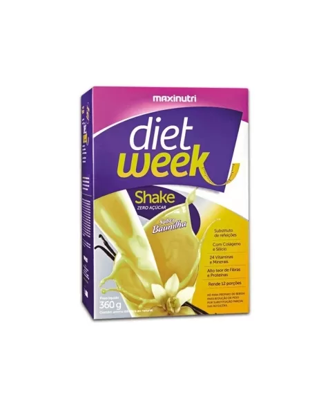 DIET WEEK SHAKE BAUNILHA 360G (MAXINUTRI)