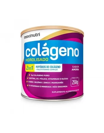 COLAGENO HIDROLISADO 2 EM 1 LATA AMORA 250G (MAXINUTRI)