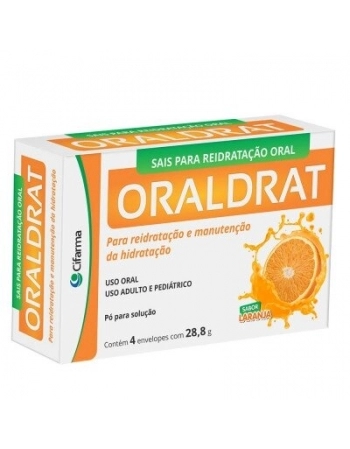 ORALDRAT PO REIDRATANTE LARANJA C/4 UND (CIFARMA)