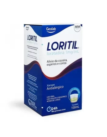 LORITIL XAROPE 100ML LORATADINA (GEOLAB)