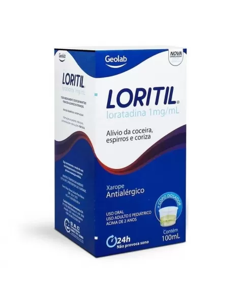 LORITIL XAROPE 100ML LORATADINA (GEOLAB)