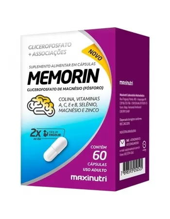 MEMORIN C/60CAPS FOSFORO VITAMINA S (MAXINUTRI)