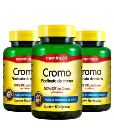 PICOLINATO DE CROMO C/60CAPS (MAXINUTRI)