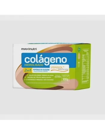 COLAGENO HIDROLISADO VERISOL 2 EM 1 SACHE UVA VERDE C/30 10G (MAXINUTRI)