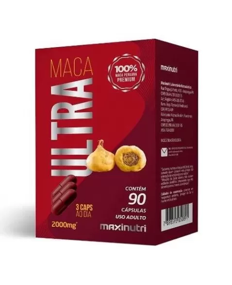 MACA PERUANA ULTRA 2000MG C/90CAPS (MAXINUTRI)