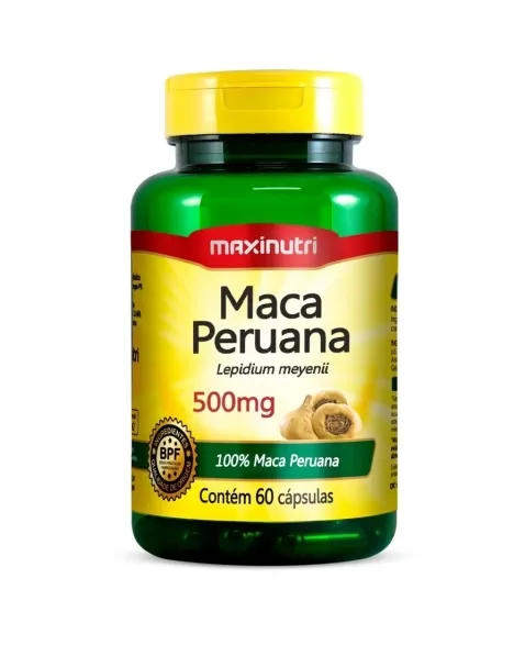 MACA PERUANA 500MG C/60CAPS (MAXINUTRI)