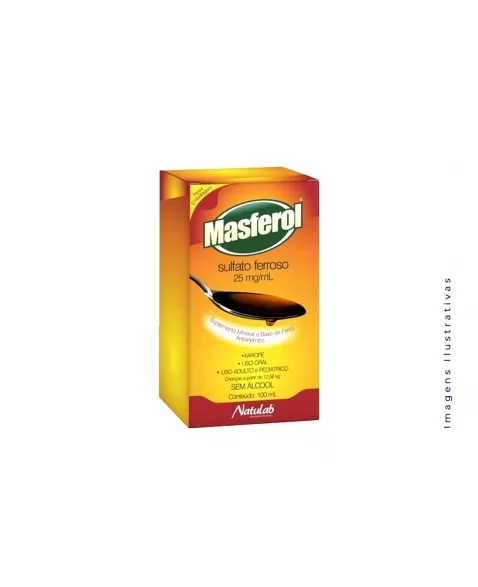 MASFEROL SUSPENSAO 100ML SULFATO FERROSO (NATULAB)