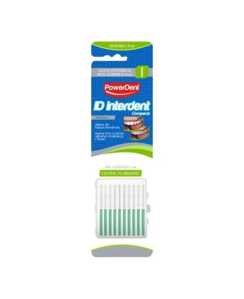 ESCOVA INTERDENTAL FINA 4MM VERDE (1238) (POWERDENT)